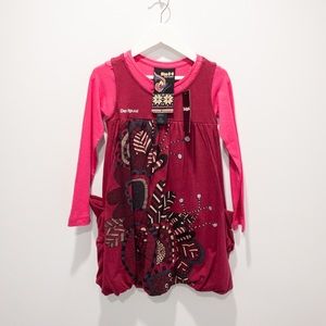 NWT Desigual girls bubble dress size 5/6
